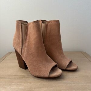 Tan Suede Ankle Boots